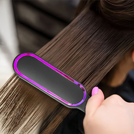 Brosse Lissante chauffante plus de brillance
