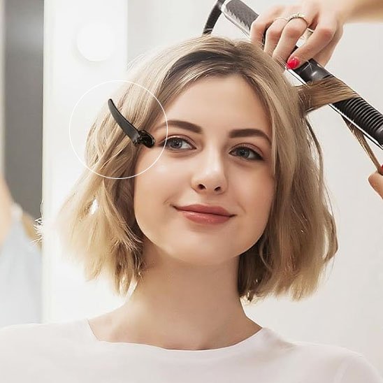 Pince à cheveux plate pour quotidien