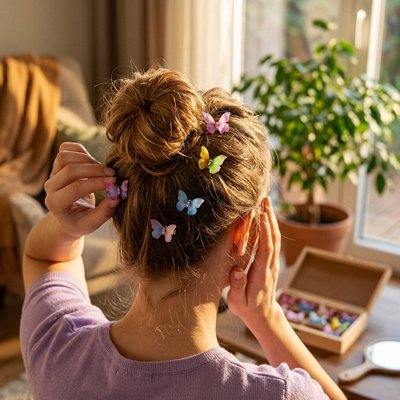 Pince cheveux style boheme