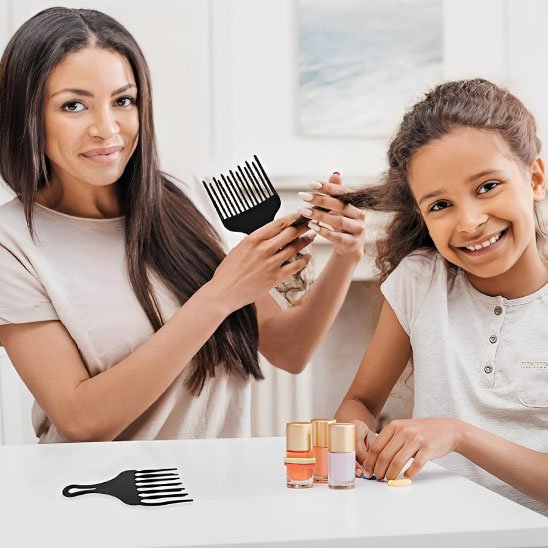 Afro  peigne en plastique 