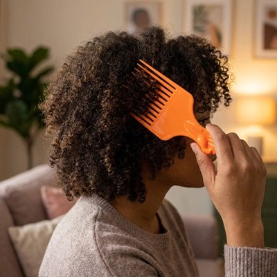 afro Peigne engrenages en plastiques 