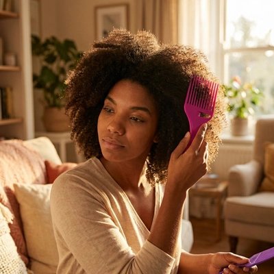 afro Peigne insertion de cheveux 