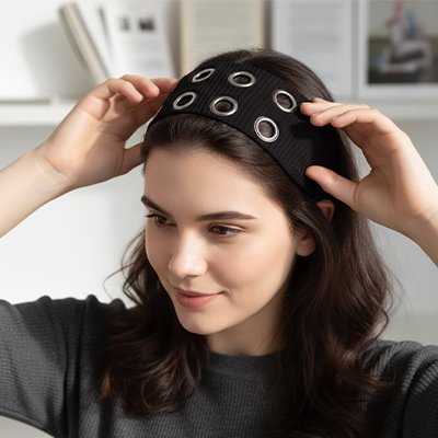 Bandeau cheveux noir 
