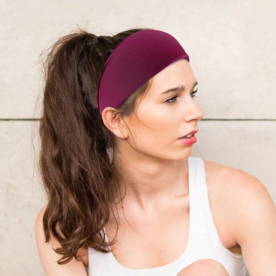 Bandeau -cheveux -rouge