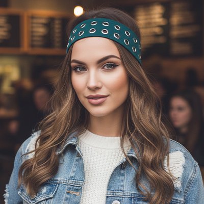 bandeau pour cheveux femme a anneaux 