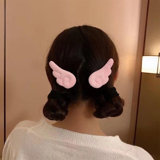 Barrettes   cheveux   ailes  d'ange