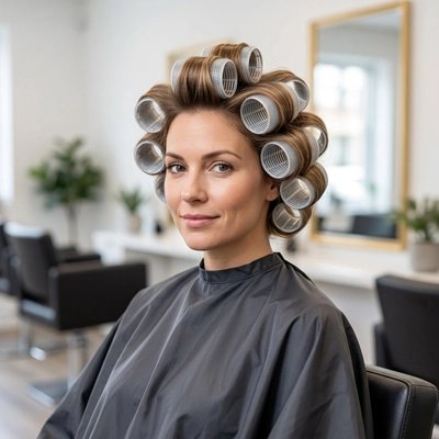 Bigoudis cheveux noyau en aluminium 