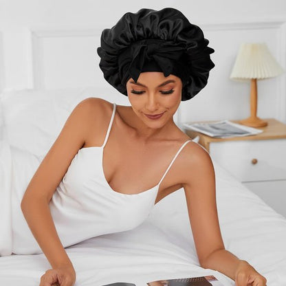 Bonnet en satin chic