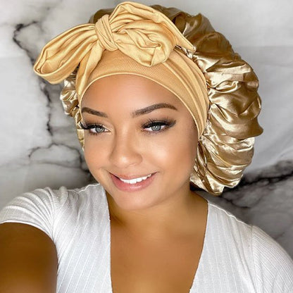 Bonnet en satin confortable
