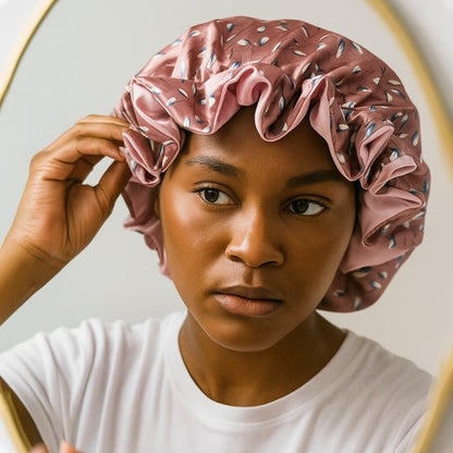 Bonnet en satin confortable 