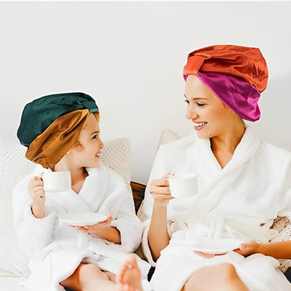 Bonnet en satin mignon