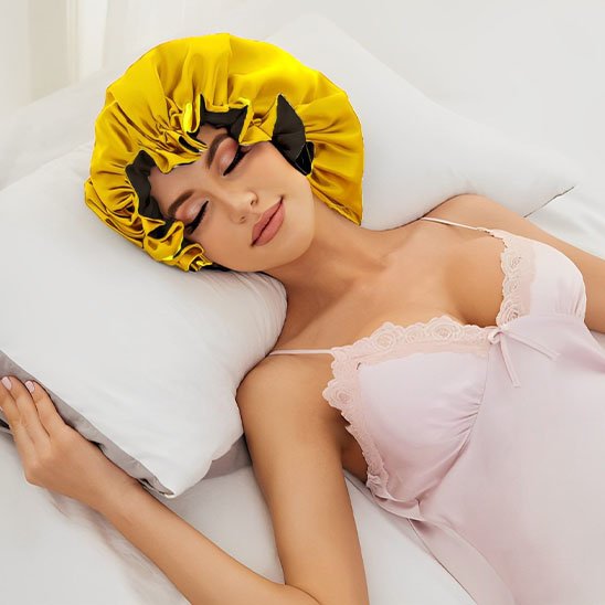 Bonnet  femme nuit réparatrice