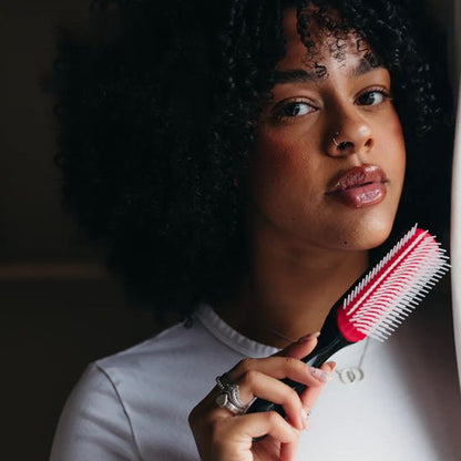 Brosse a cheveux bouclés lavable 
