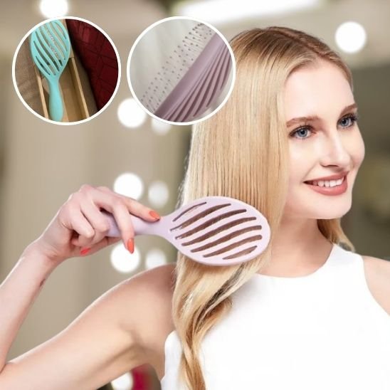 Brosse à cheveux creuse 