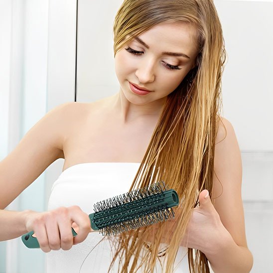 Brosse a cheveux poignée antidérapante 