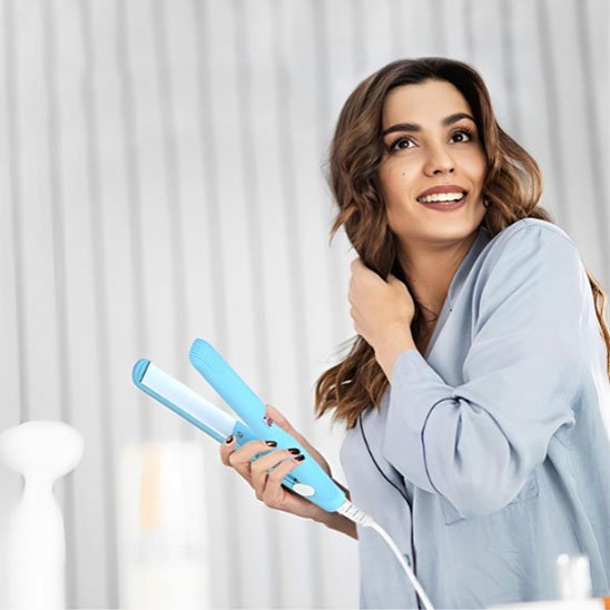 Brosse chauffante babyliss cheveux long 