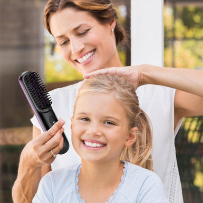 Brosse chauffante brushing anti - brulure 