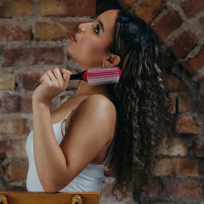 Brosse  cheveux  boucles  anti  enchevêtrement