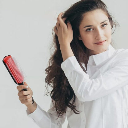 Brosse  cheveux  boucles avec  massage