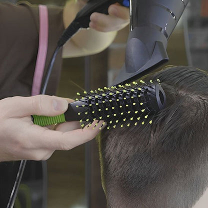 Brosse  cheveux  bouclés coiffage  saine  et  efficace 