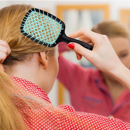 Brosse cheveux effet douceur