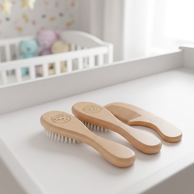 Brosse  cheveux  pour  bebe 