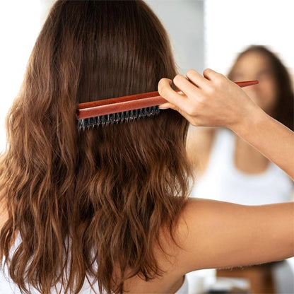 Brosse en poil de sanglier anti frisottis