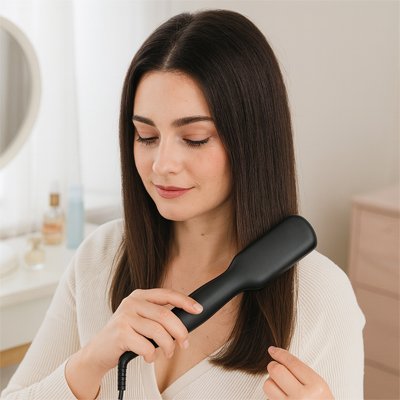 Brosse lissante chauffante sans endommager 