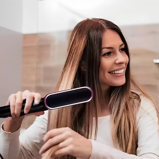 Brosse Lissante chauffante 