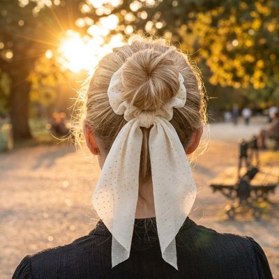 Chouchou pour les cheveux structure élastique       