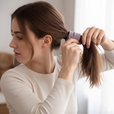 Elastique cheveux large 