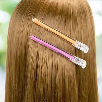 Pince à cheveux brillante