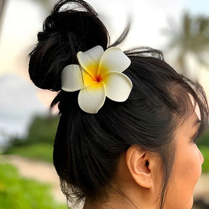 pince à cheveux fleur romantique