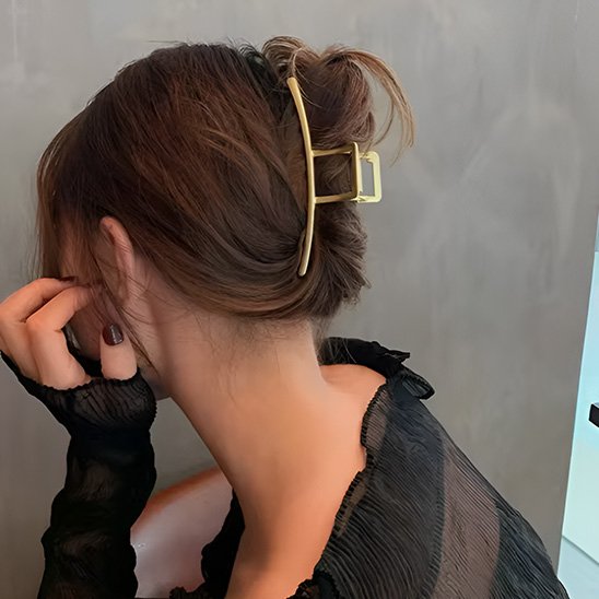 Pince  à  cheveux  géométrique