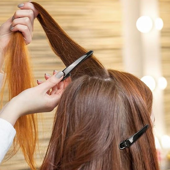 Pince à cheveux plate maintien ferme