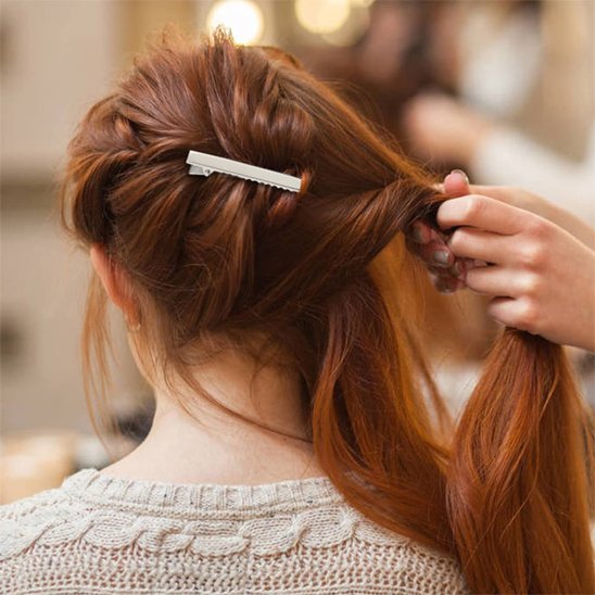 Pince cheveux dessus plat                                       