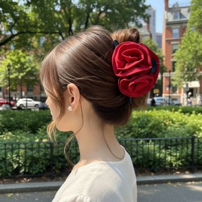 Pince cheveux rond