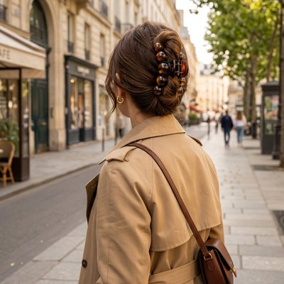 Pince cheveux visuel 