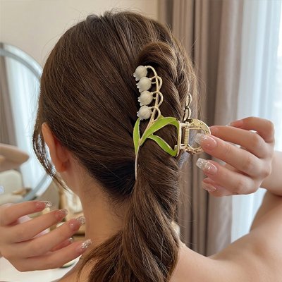 Pince  fleur  cheveux  pour  coiffures  faciles
