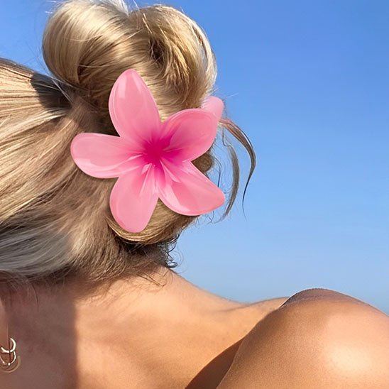 pince fleur pour cheveux confort