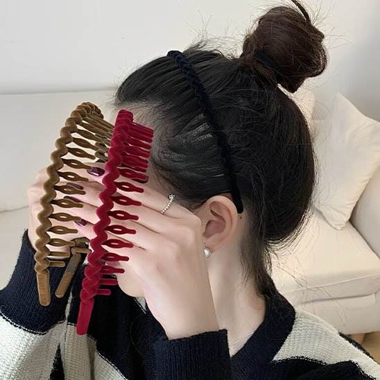 Serre tête en  velour