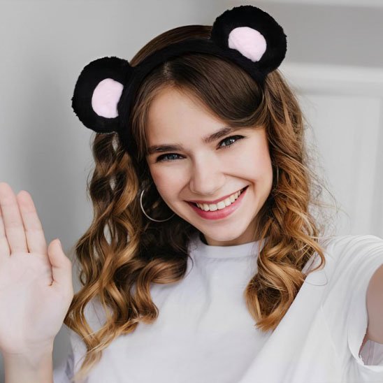 Serre tête fillette mignon