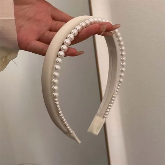 Serre tête pour mariage perlé