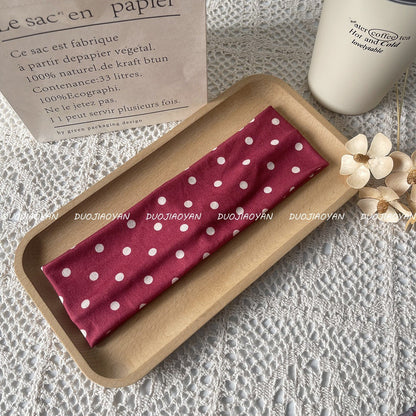 Vintage Wave Dot Hair Band