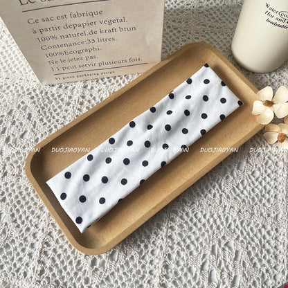 Vintage Wave Dot Hair Band